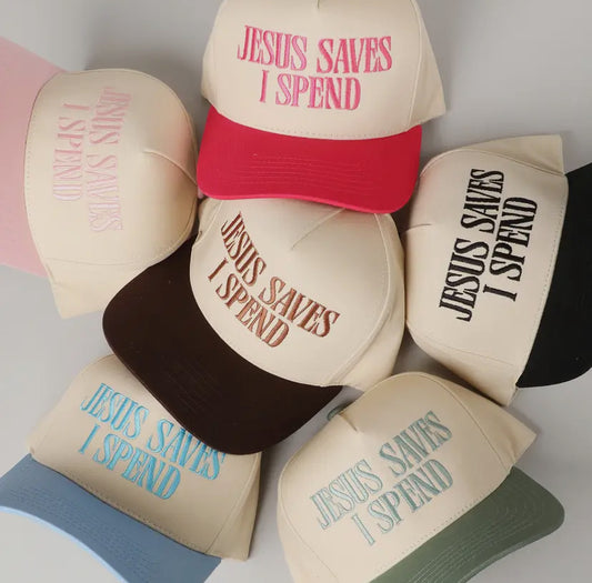 Jesus Saves I Spend Cap