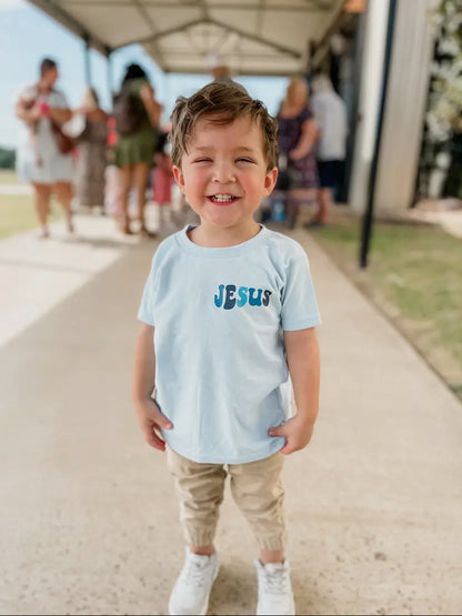 Jesus Has My Back Kids Shirt