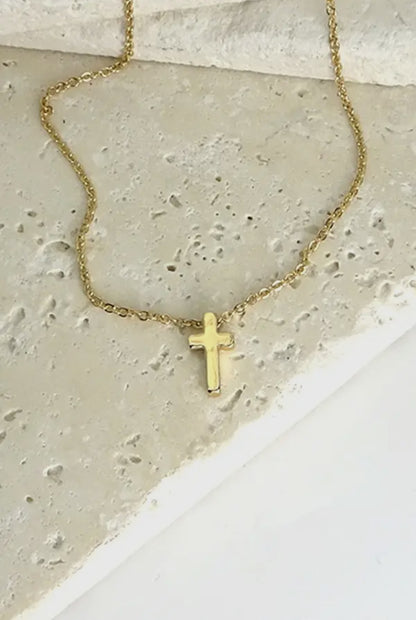 Mini Cross Necklace