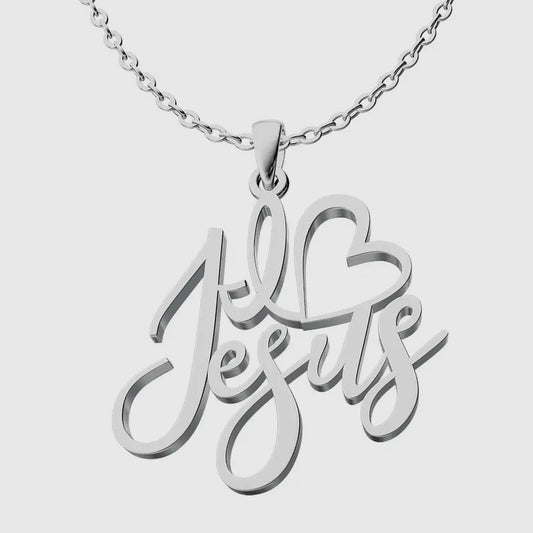 I ❤️ Jesus Necklace